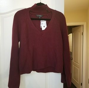 Intermix Mock Turtleneck Sweater